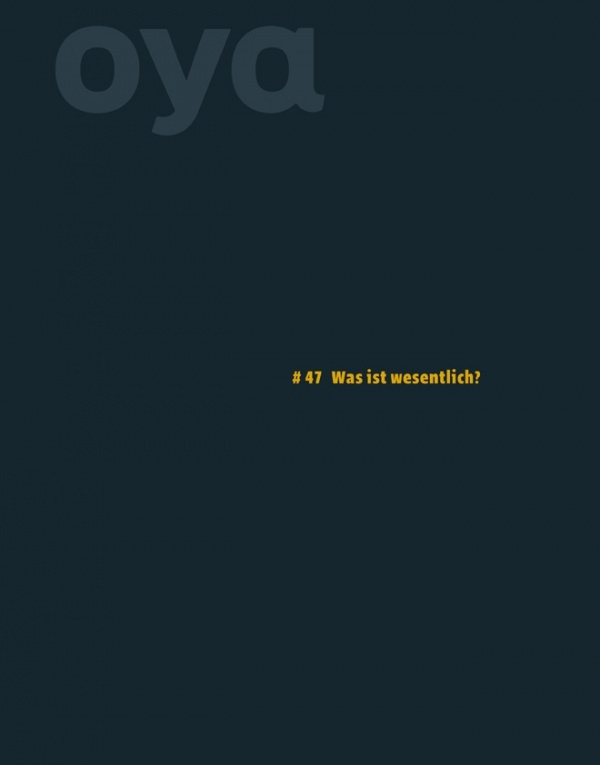 Cover OYA-Ausgabe 47