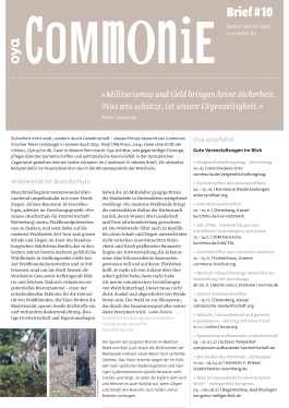 Cover OYA-Ausgabe 87