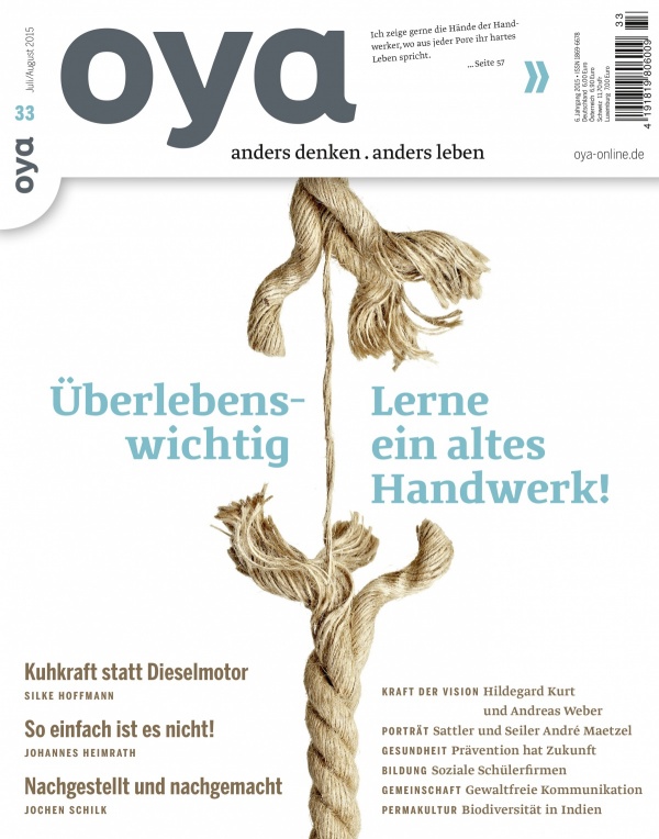 Cover OYA-Ausgabe 33