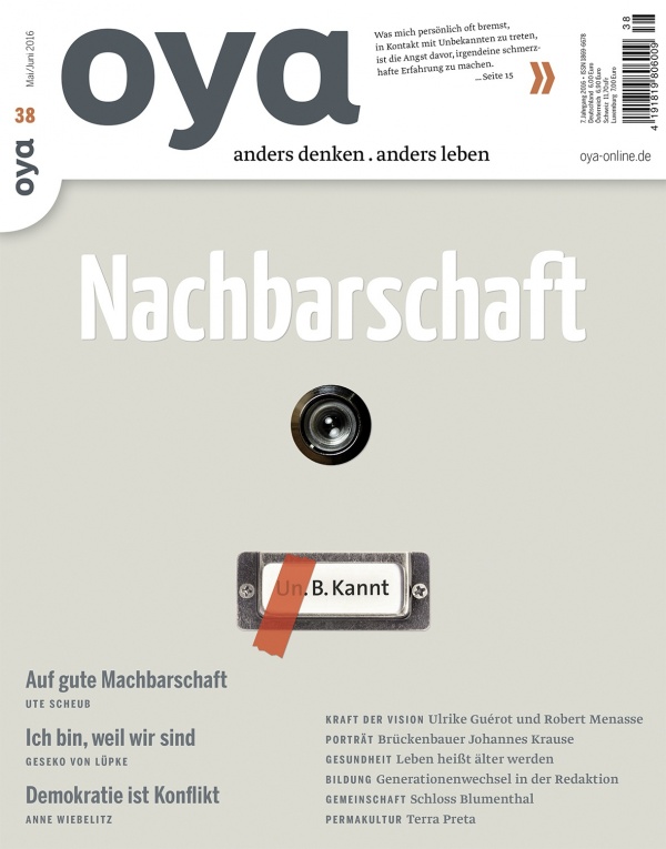 Cover OYA-Ausgabe 38